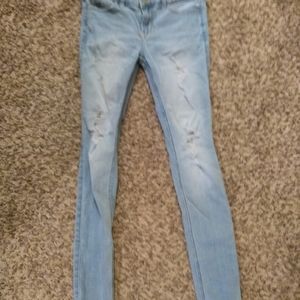 Low rise super skinny hollister jeans